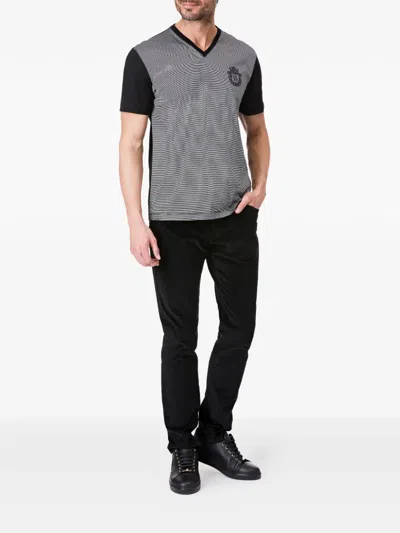 Billionaire V넥 티셔츠 In Gray