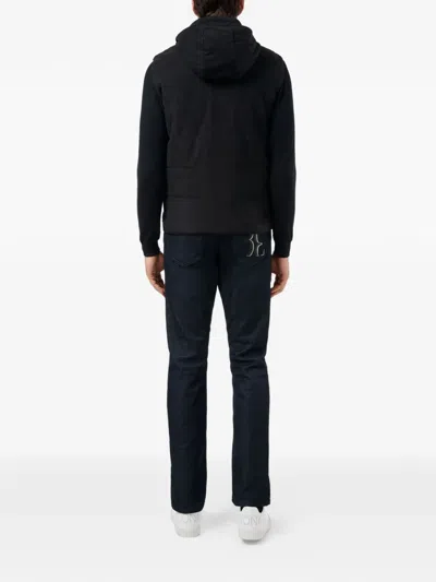 Billionaire 로고 패치 후드 베스트 In Black