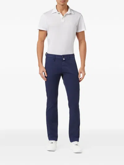 Billionaire 로고 치노 팬츠 In Blue