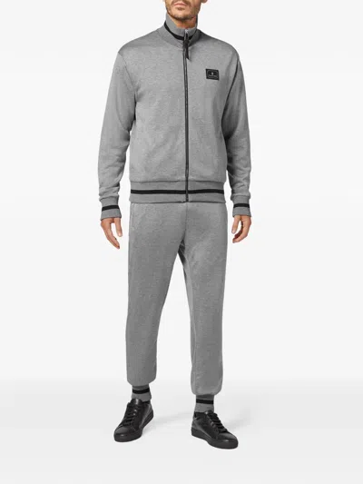 Billionaire 스트라이프 디테일 트랙수트 세트 In Gray