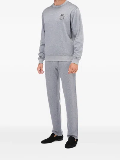 Billionaire 크루넥 스웨트셔츠 In Gray