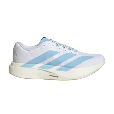 Adidas Originals Mens Adidas Adizero Evo Sl 2 In Footwear White/clear Blue/matte Gold