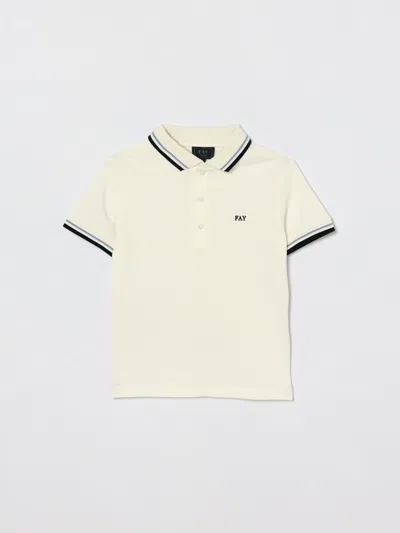 POLO衫 FAY JUNIOR 儿童 颜色 象牙色