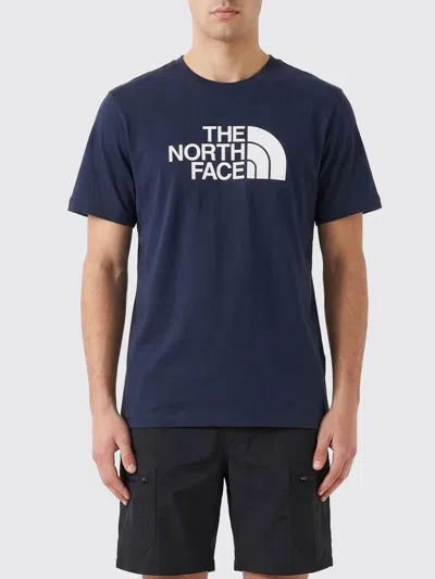 The North Face M Evolution Half Dome Regular Short Sleeve Tee In Blue