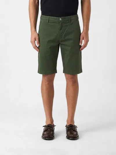 Jacob Cohen Green Solid Shorts In Green