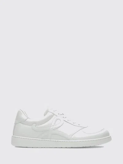 Loewe Jambo Sneaker In Soft Grained Calfskin Sneakers White In Multi
