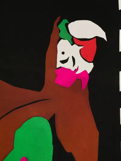 Osklen Patterned Scarf In Black