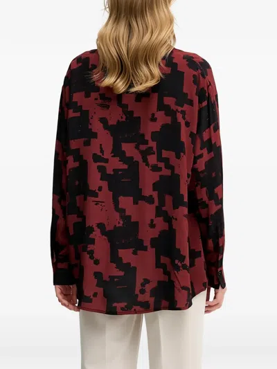 Sisley Paris Geometric-pattern Shirt In Multi