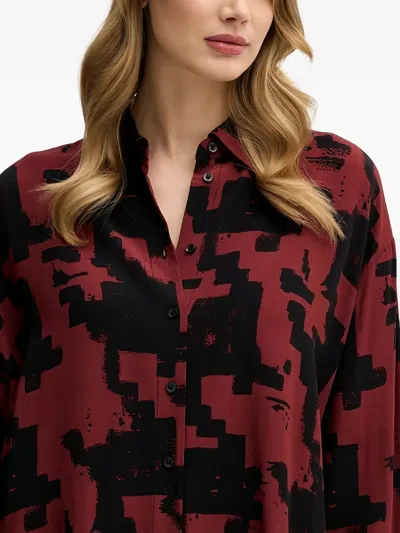 Sisley Paris Geometric-pattern Shirt In Multi