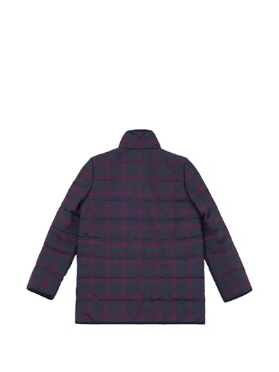 Billionaire Edwin Stud-button Quilted Jacket In Blue