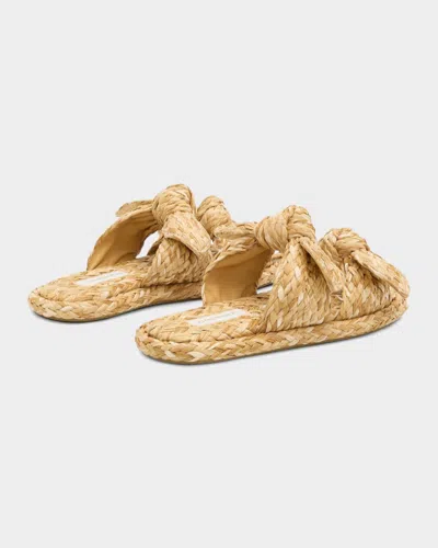 Zimmermann Carousel Flat Sandals Open Toe Braid In Brown