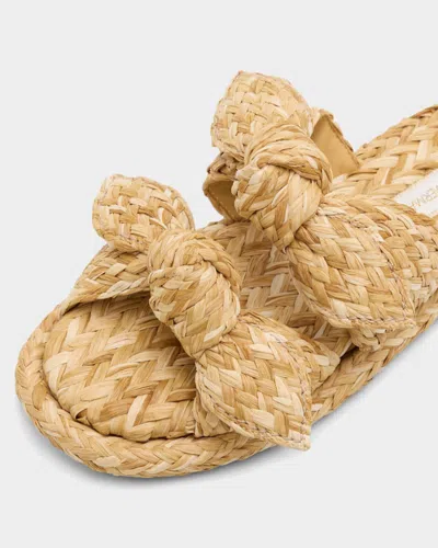 Zimmermann Carousel Flat Sandals Open Toe Braid In Brown