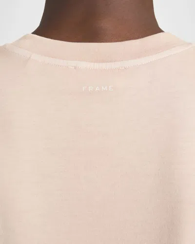 Frame Light Cotton Tee In Multi