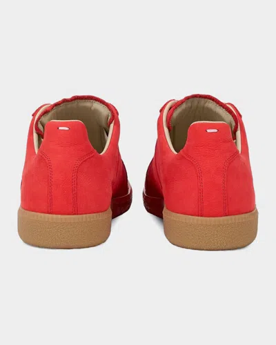 Maison Margiela Red Replica Sneakers In Multi