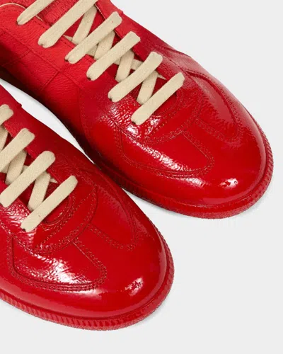 Maison Margiela Red Replica Sneakers In Multi