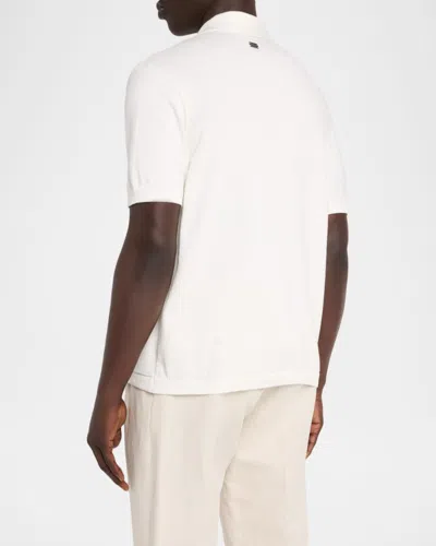 Bugatchi Short Sleeve Cardigan In Multi