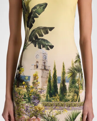Alice And Olivia Wynell Fitted Mini Dress In Multi