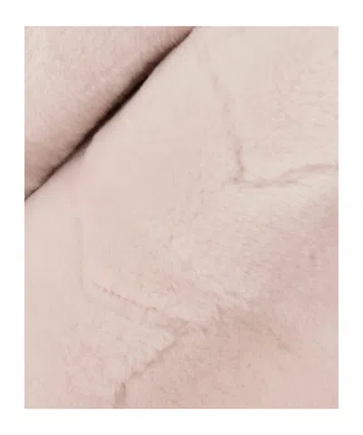 Blancha Shearling Jacket Star Pattern In Black