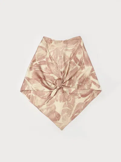 Alysi Rectangular Lightweight Scarf Soft Texture Abstract Pattern In Neutral
