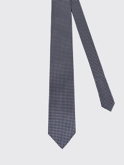 Tom Ford Patterned Silk Tie In Gray