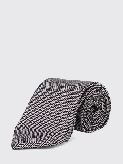 Tom Ford Patterned Silk Tie In Gray