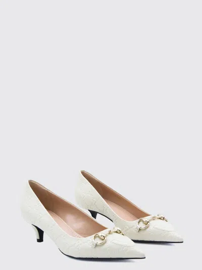 Gucci Horsebit Pattern Pumps In Multi