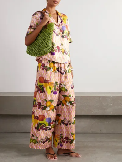 Eres Printed Silk Shirt In Multi