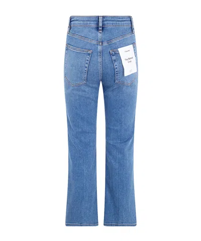 Frame Logo Patch Pants In Blue