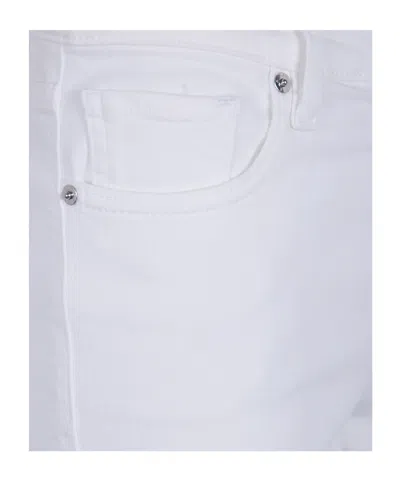 Frame Logo Patch Pants In White