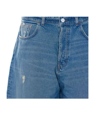 Amish Belt Loop Jeans In Blue