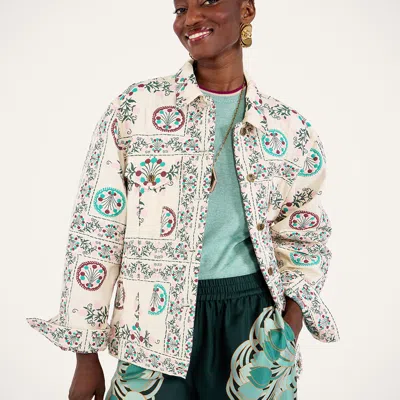 La Doublej The Oversized Jean Jacket In Multi