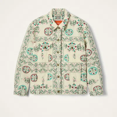 La Doublej The Oversized Jean Jacket In Multi