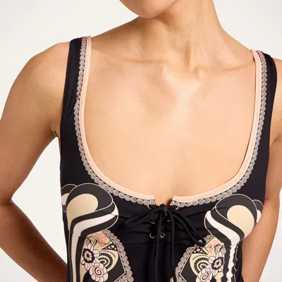La Doublej Sleeveless Sunset Suit In Multi