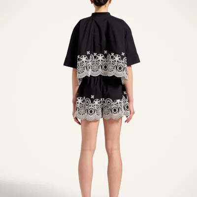 La Doublej Pull-up Shorts In Black