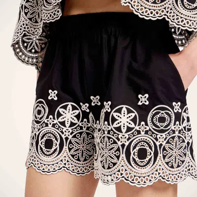 La Doublej Pull-up Shorts In Black