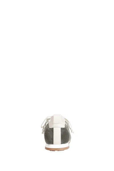 Uma Wang Low Top Sneakers Contrast Sole Pull Tab In Gray