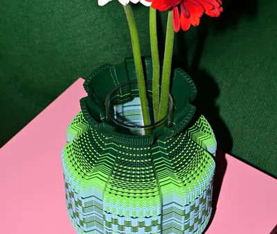 Wontek Vases Green Uni In Green