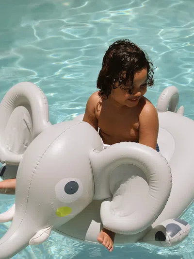 Sunnylife Kids Ride-on Float Eli Elephant Grey In Gray