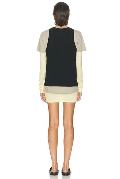 Wardrobe.nyc Layered Tunic Top In Multi