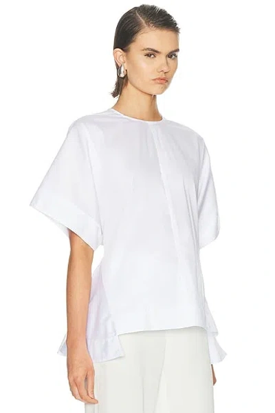 Brandon Maxwell Tyler Top In White