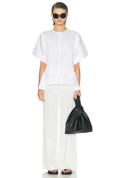 Brandon Maxwell Tyler Top In White