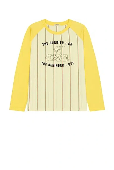 Bode Summertime Stripe Baseball Tee In Multi