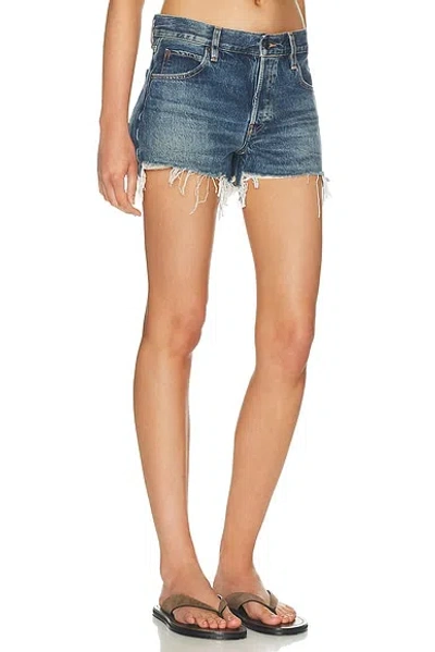 Frame The Hang Short Woman Denim Shorts Blue Size 31 Recycled Cotton
