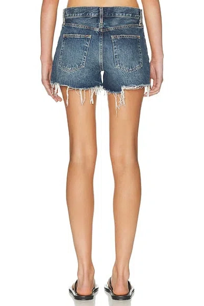 Frame The Hang Short Woman Denim Shorts Blue Size 31 Recycled Cotton