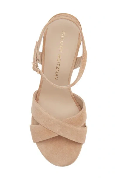 Stuart Weitzman Alyssa Ankle Strap Sandal In Neutral