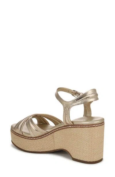 Naturalizer Dovie Ankle Straple Platform Wedge In Multi