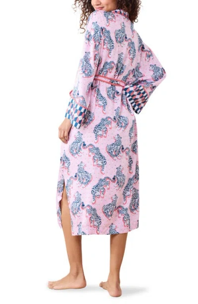 Printfresh Satin Robe In Multi