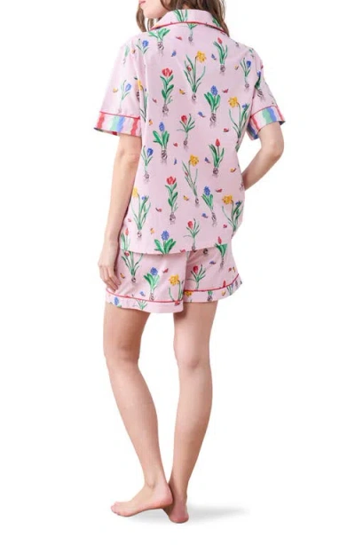 Printfresh Short Organic Cotton Pajamas Set In Multi