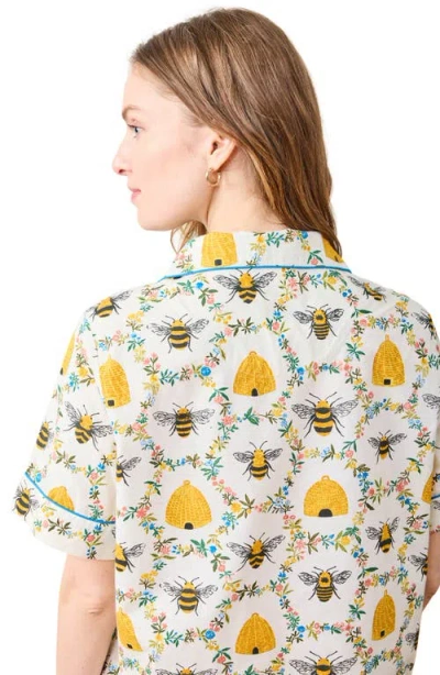 Printfresh Short Organic Cotton Pajamas Set In Multi