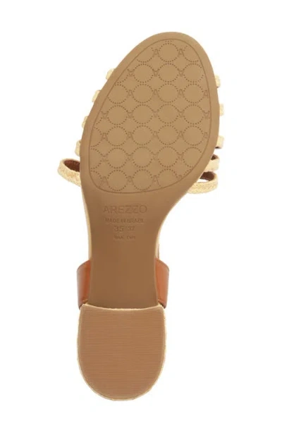 Arezzo Aria Ankle Strap Sandal In Multi